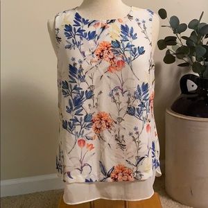 Rose & Olive Floral Tank Top